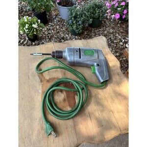 SKIL 731 Heavy Duty Drill/Driver Silver Green 115V 3/8" Keyed Chuck Corded